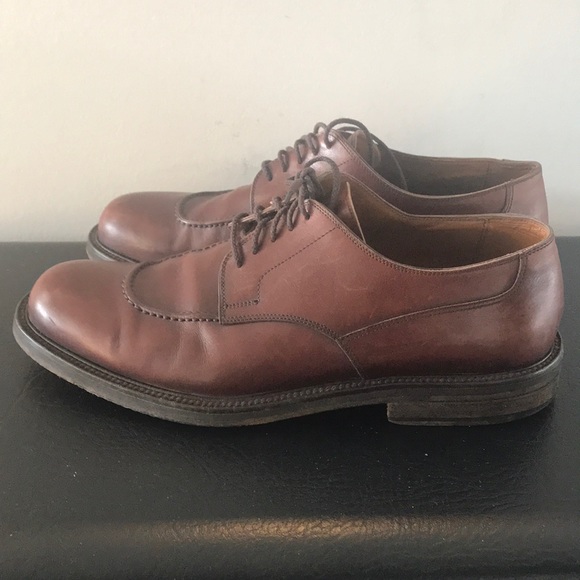 Brown leather shoes size 10.5 - Picture 3 of 6